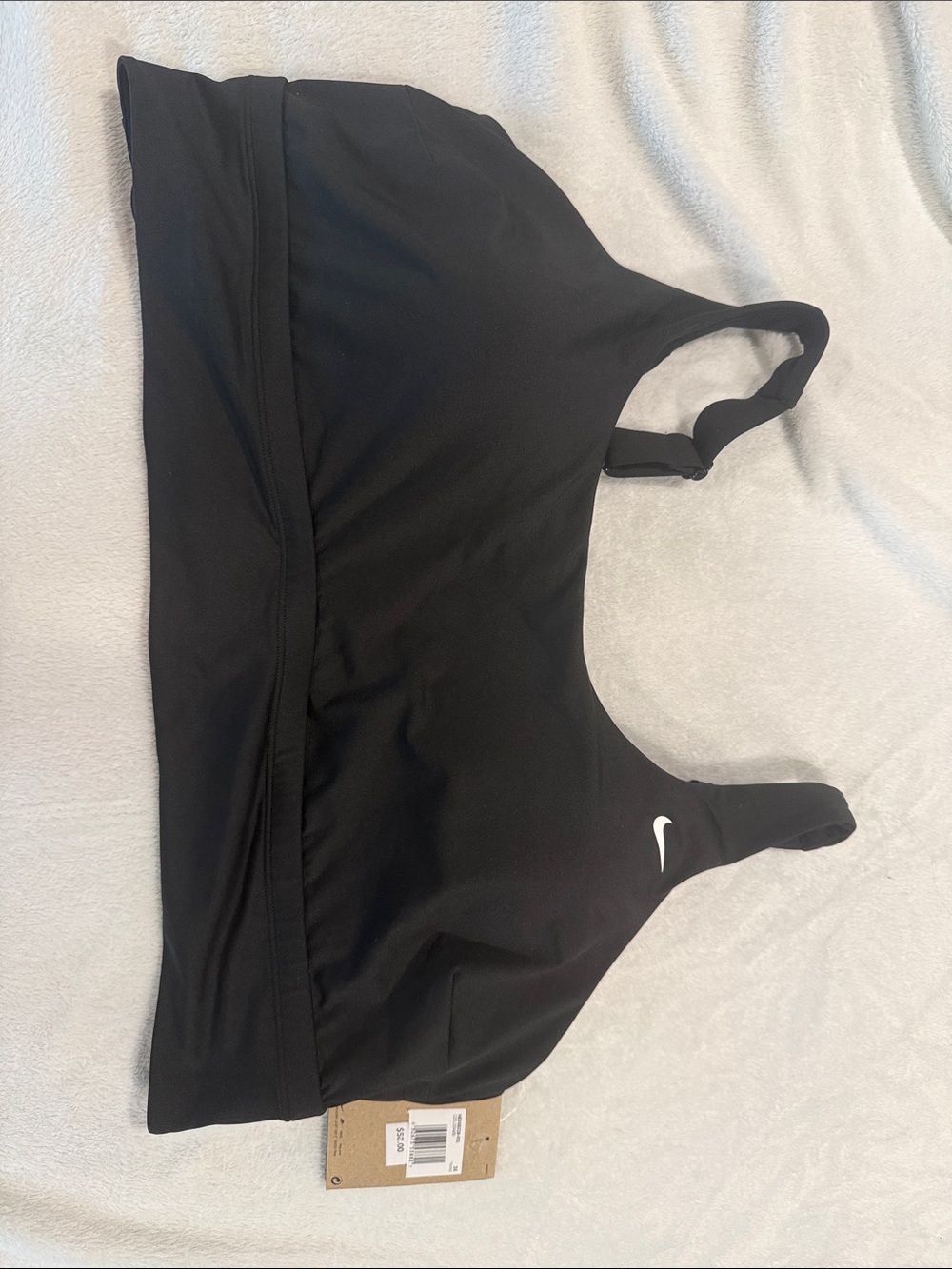 Nike Black swim top mid bikini top brand new with tag size 3x